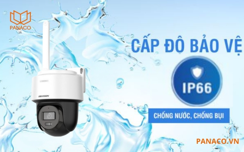 DS-2DE2C400MWG/W đạt tiêu chuẩn IP66