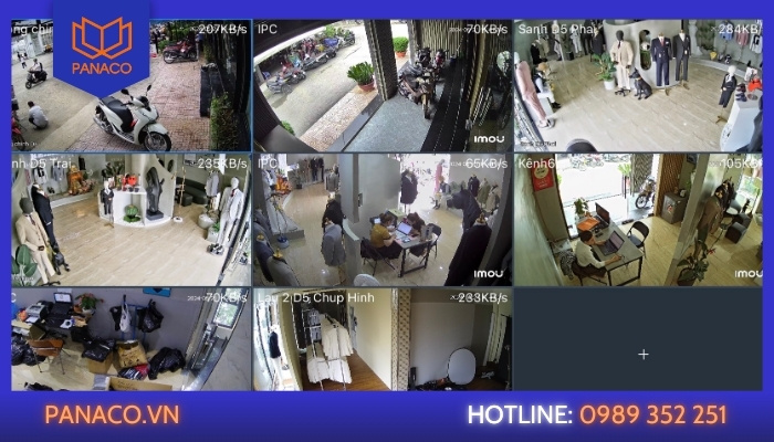 lắp camera cửa hàng tại Đà Năng của PANACO