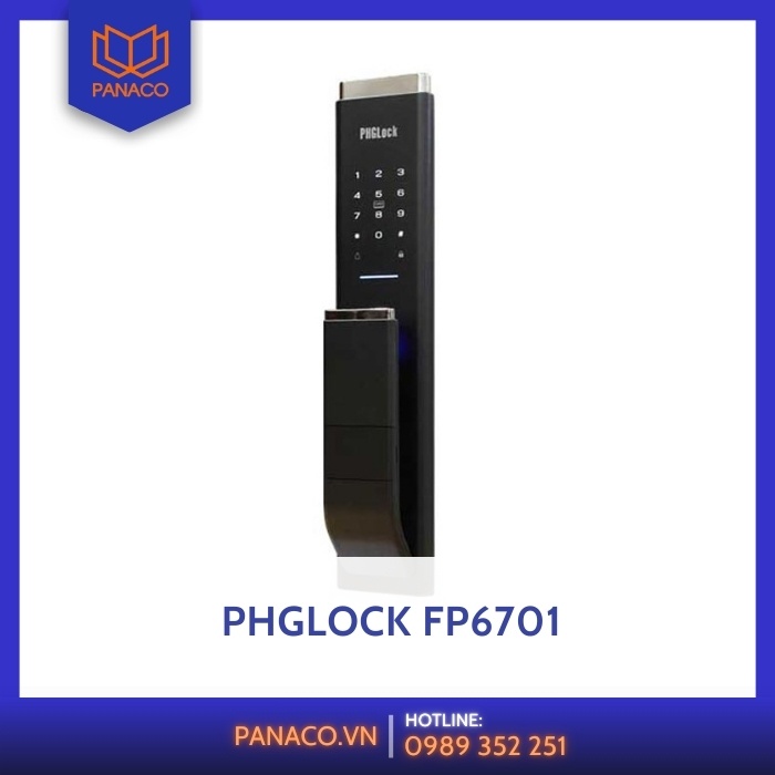 khóa cửa gỗ thông minh PHGLOCK FP6701