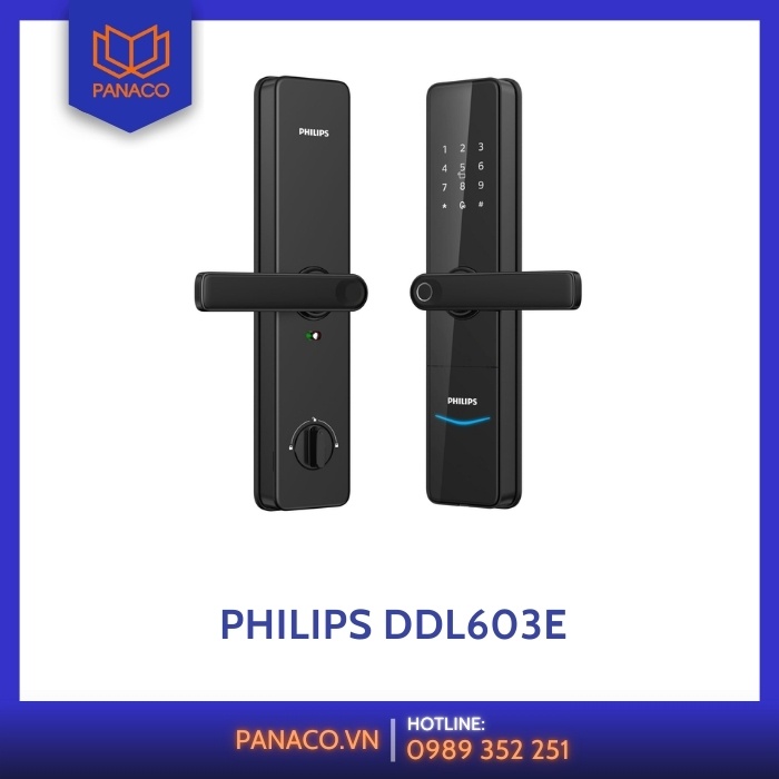 Khóa cửa gỗ Philips DDL603E