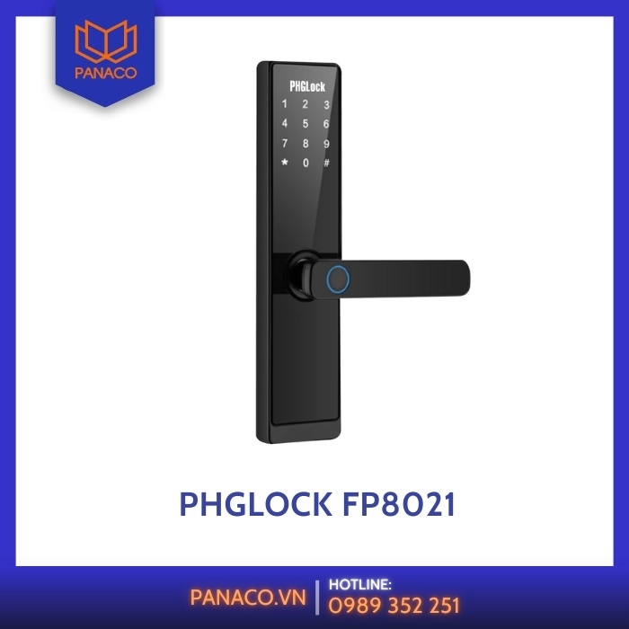 khóa điện tử cho cửa gỗ PHGLOCK FP8021