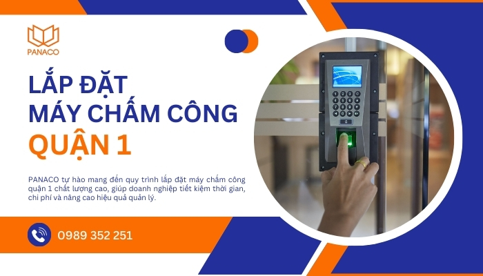 dịch vụ lắp đặt máy chấm công của PANACO