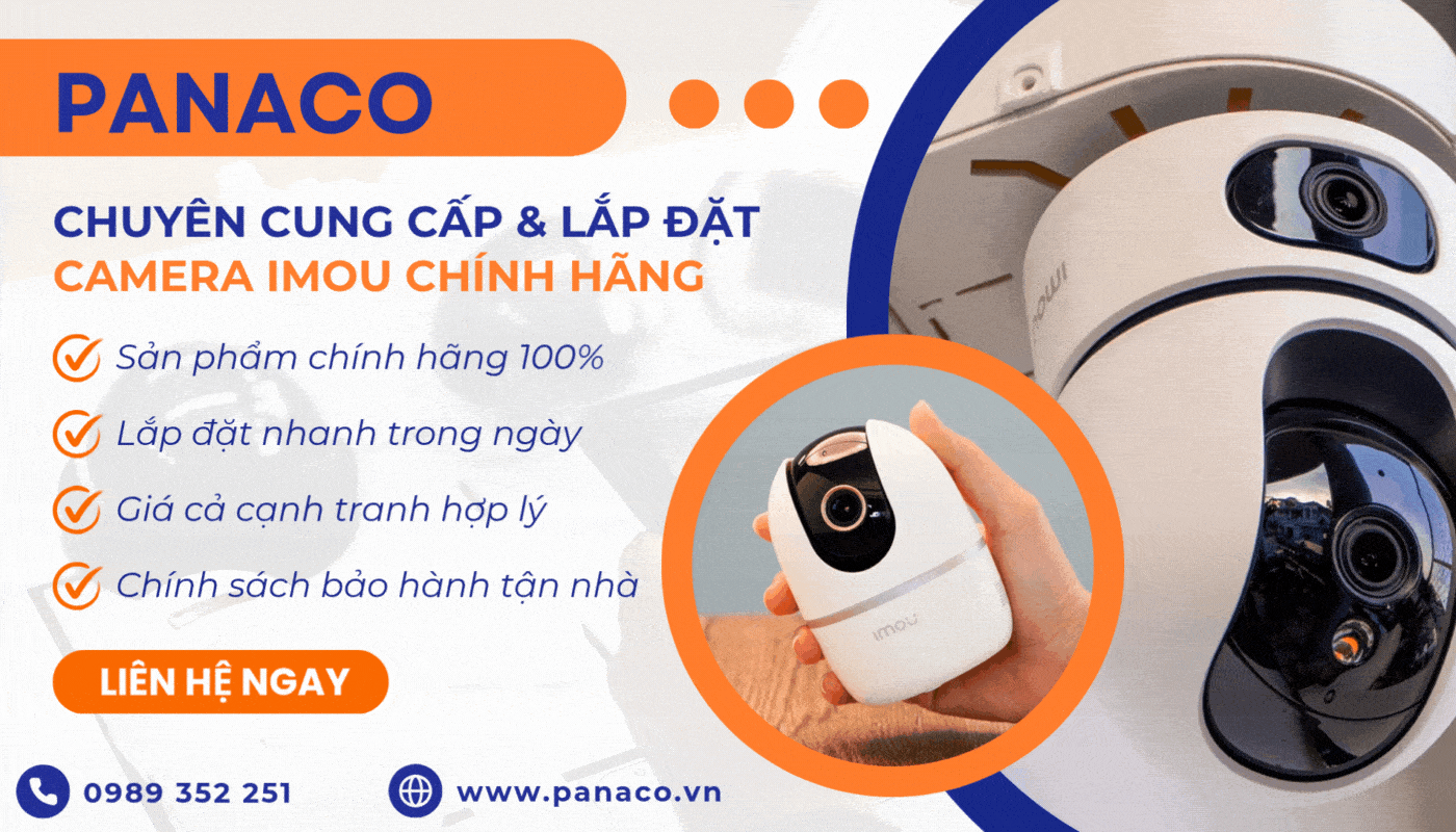 PANACO cung cấp, lắp đặt camera IMOU giá tốt