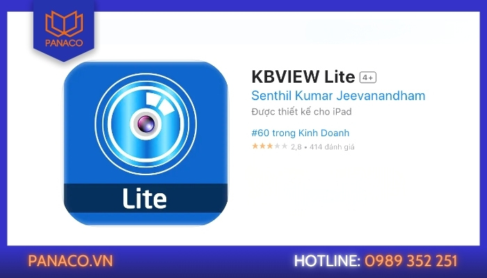 Tải và cài đặt app Kbview Lite
