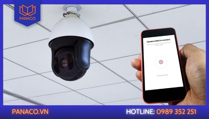 Một số lỗi kết nối camera với app trên điện thoại
