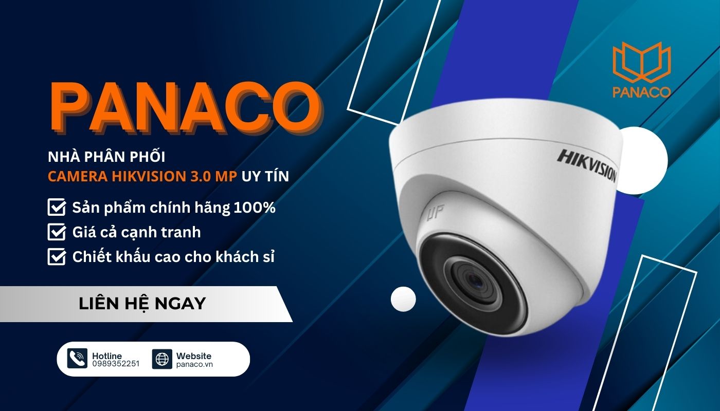 bộ camera hikvision 3mp tại PANACO