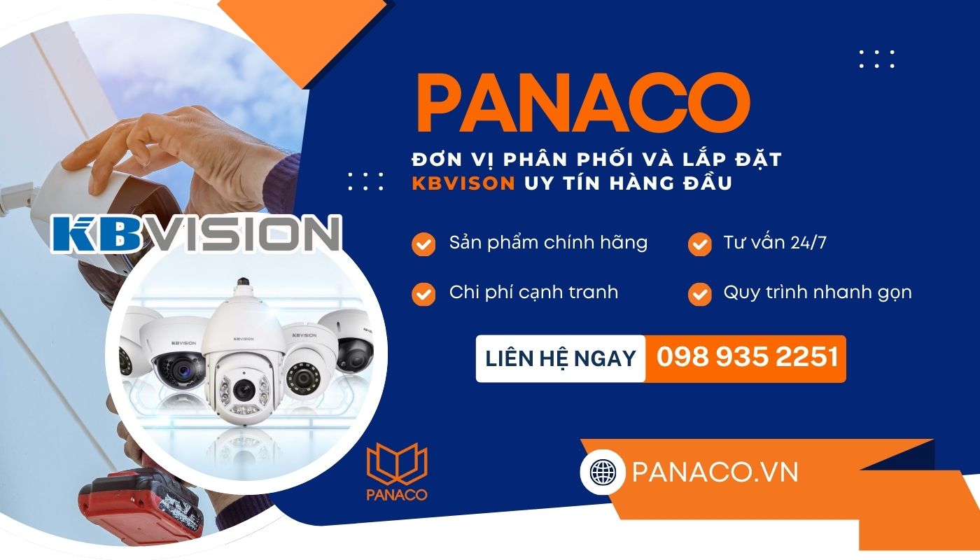 lắp camera IP Kbvision chính hãng tại panaco