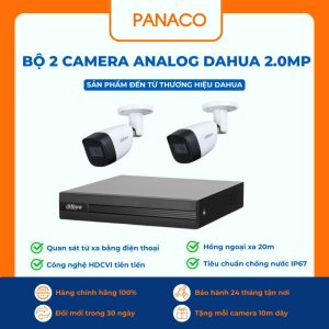 Bộ 2 camera analog dahua 2.0mp