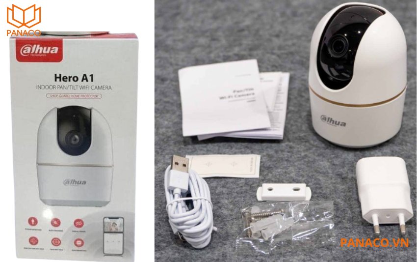 Bộ sản phẩm camera Dahua DH-H5AE tại Panaco