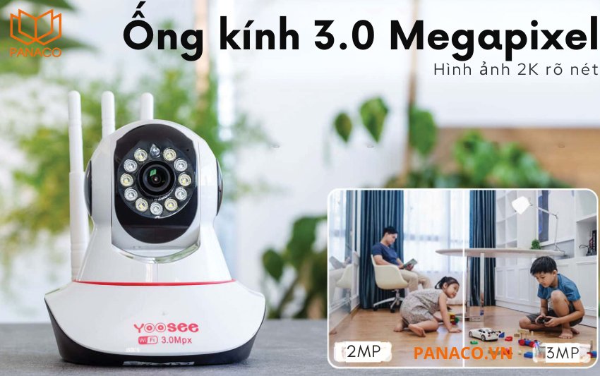 Camera Yoosee 3.0 cho hình ảnh cực kỳ sắc nét