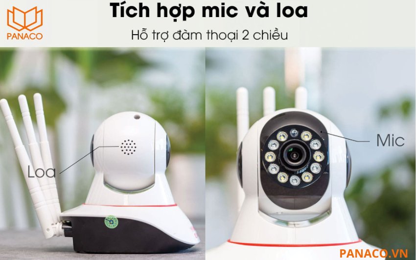 Tính năng đàm thoại hai chiều trên Yoosee PNC301