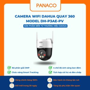 Camera wifi Dahua quay 360 model DH-P3AE-PV