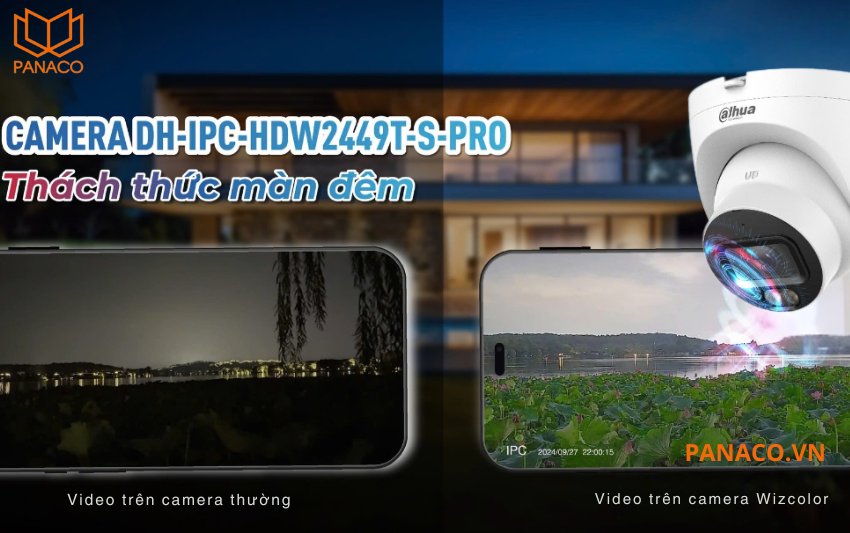 Công nghệ wiz color giúp camera ghi lại hình ảnh màu sắc rõ nét 