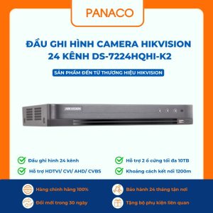 Đầu ghi hình HIKVISION 24 kênh DS-7224HQHI-K2