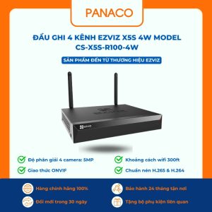 Đầu ghi 4 kênh Ezviz X5S 4W model CS-X5S-R100-4W