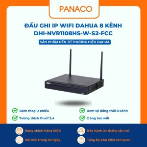 Đầu ghi IP Wifi Dahua 8 kênh DHI-NVR1108HS-W-S2-FCC