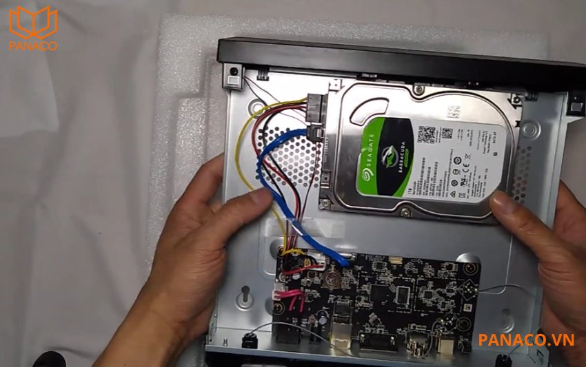 NVR hỗ trợ ổ cứng với dung lượng tối đa lên đến 8TB