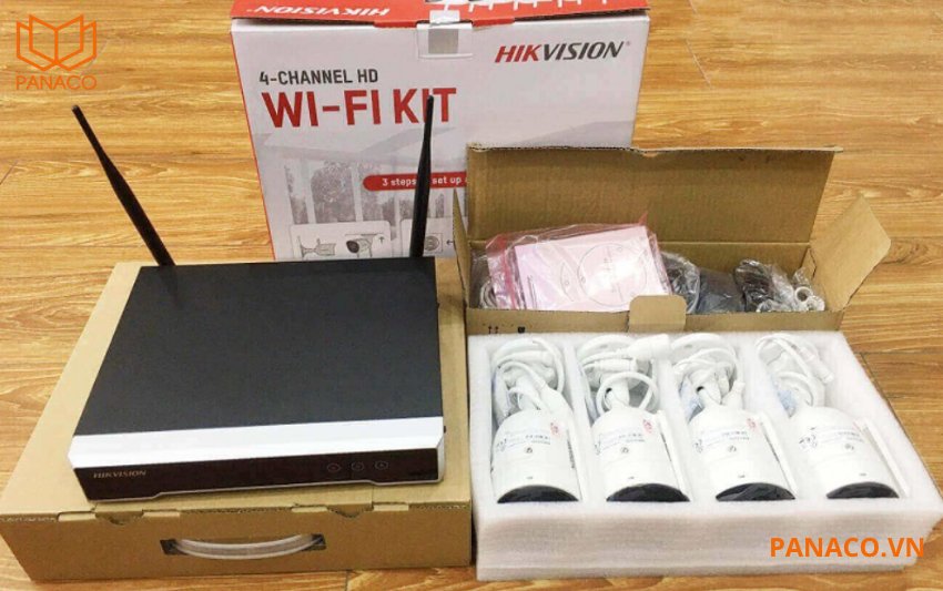 Trọn bộ 4 camera wifi hikvision NK44W0H (D)