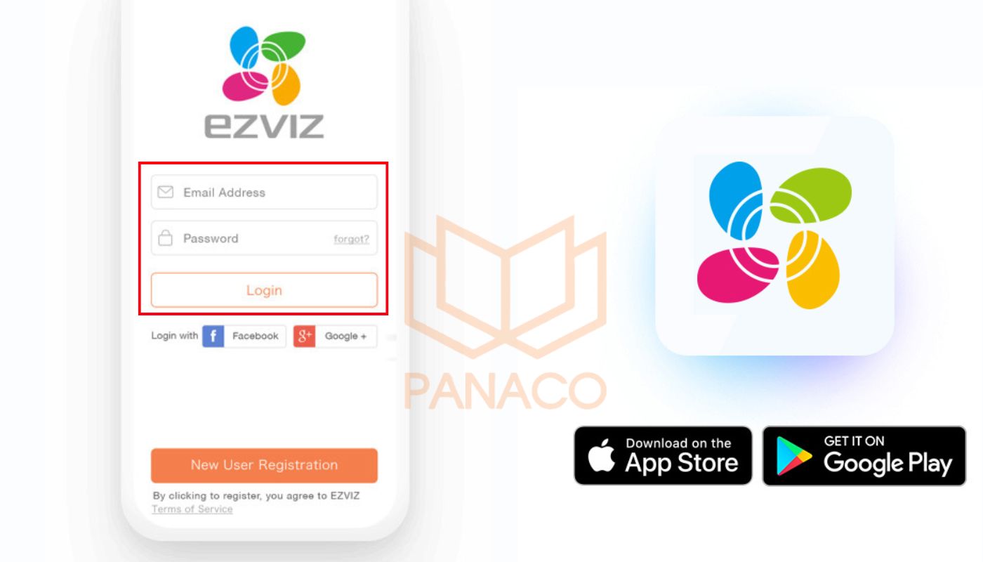 Đăng nhập trực tiếp nếu bạn đã có tài khoản Ezviz