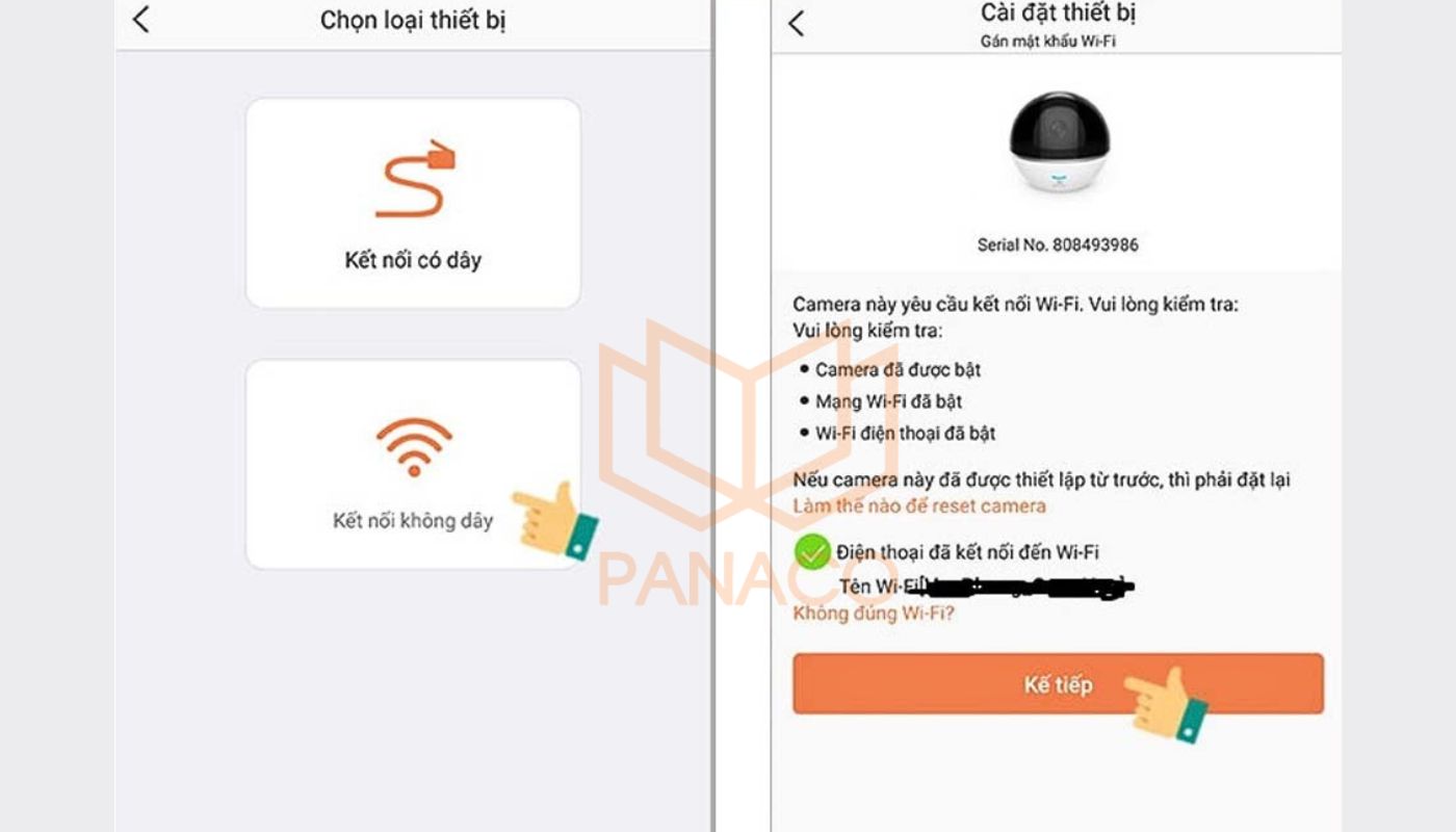 Kết nối wifi với camera Ezviz qua ứng dụng