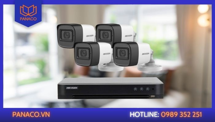 đầu ghi Hikvision 4 kênh nên lắp công trình có quy mô vừa và nhỏ