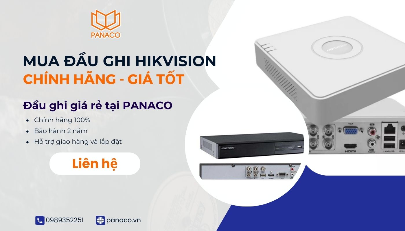 Mua đầu ghi Hikvision 4 kênh giá rẻ