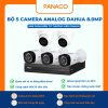 Bộ 5 camera analog dahua 8.0mp