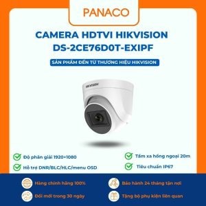 Camera HDTVI HIKVISION DS-2CE76D0T-EXIPF