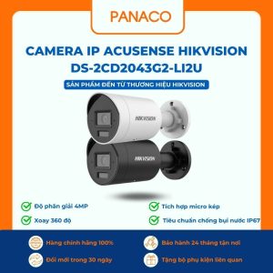 Camera IP Acusense Hikvision DS-2CD2043G2-LI2U