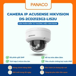 Camera IP Acusense Hikvision DS-2CD2123G2-LIS2U