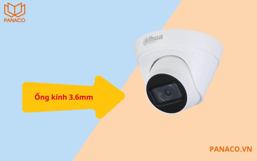 Camera IP Dahua có ống kính góc rộng