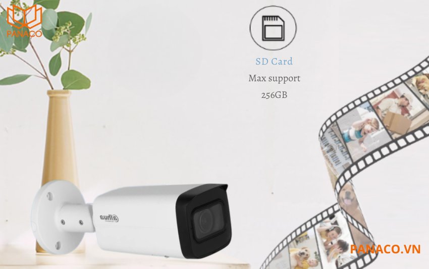 Camera IP Dahua hỗ trợ thẻ nhớ lên đến 256GB