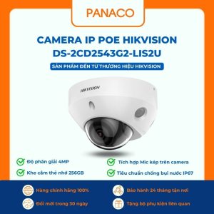 Camera IP POE Hikvision DS-2CD2543G2-LIS2U