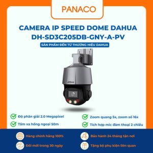 Camera IP speed dome Dahua DH-SD3C205DB-GNY-A-PV