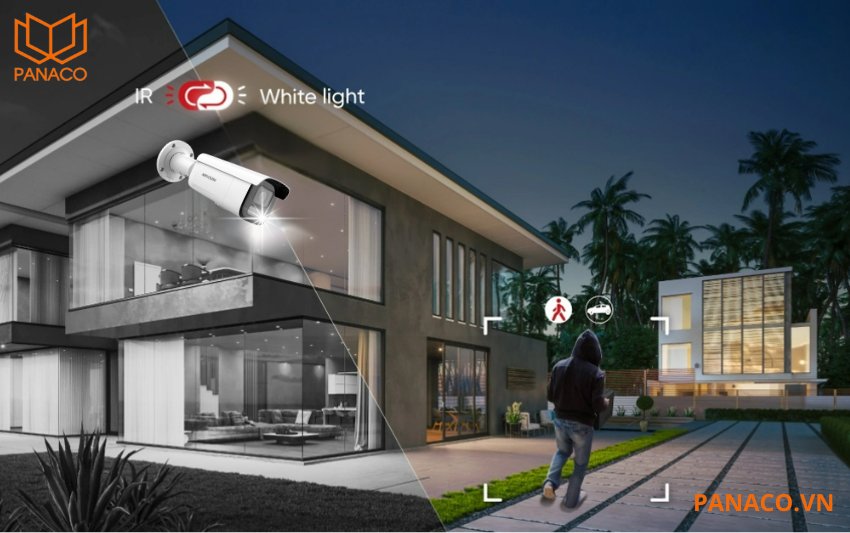 Camera hikvision trang bị thêm tính năng Smart Hybrid Light