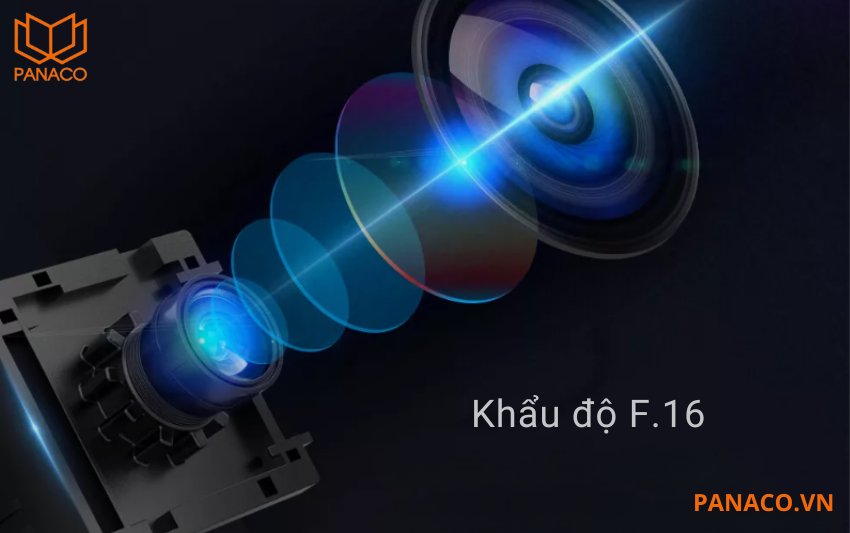 Camera trang bị khẩu độ thu nhận ánh sáng tốt