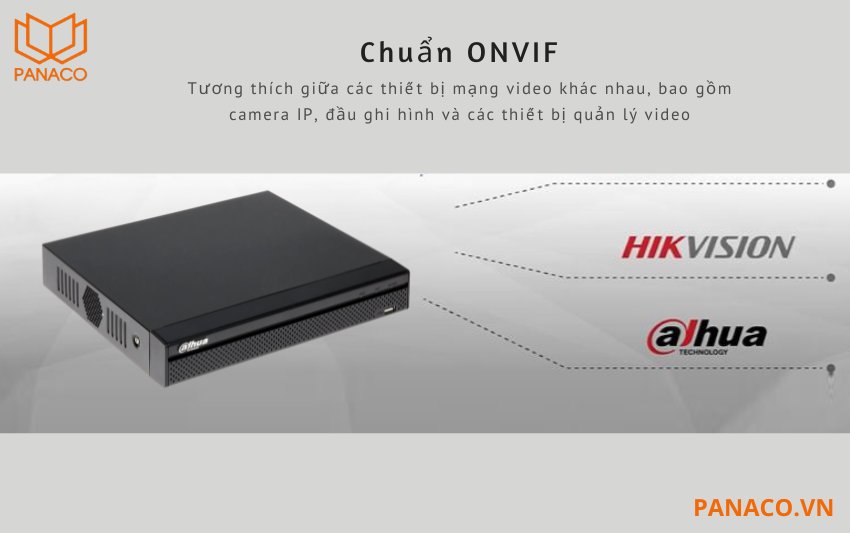 DHI-NVR2104HS-P-4KS3 hỗ trợ chuẩn ONVIF