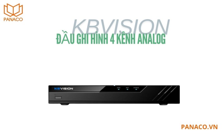 Đầu ghi Analog 4 kênh Kbvision