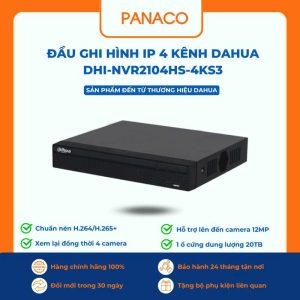 Đầu ghi IP Dahua 4 kênh DHI-NVR2104HS-4KS3