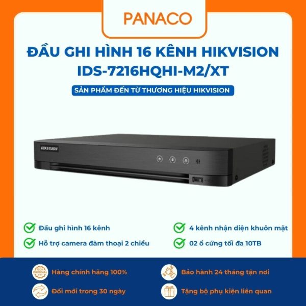 Đầu ghi Hikvision 16 kênh iDS-7216HQHI-M2/XT