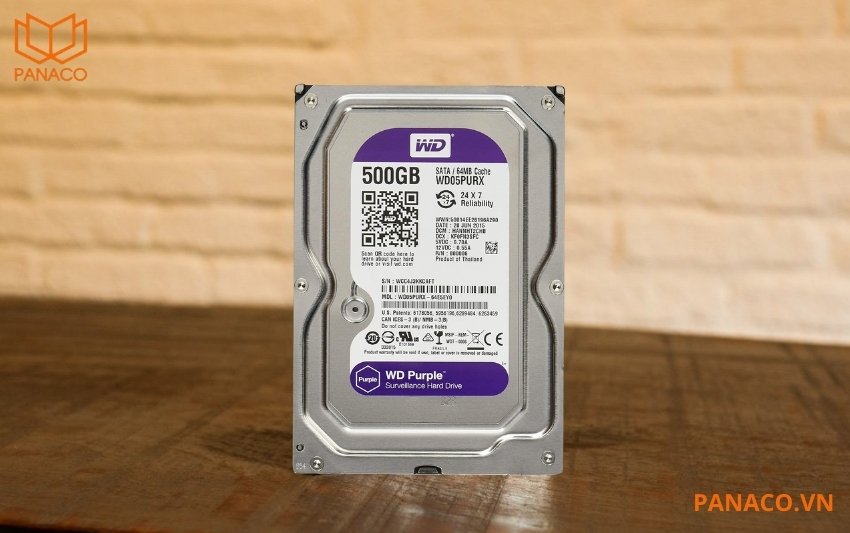 Ổ cứng 500GB lưu trữ lâu