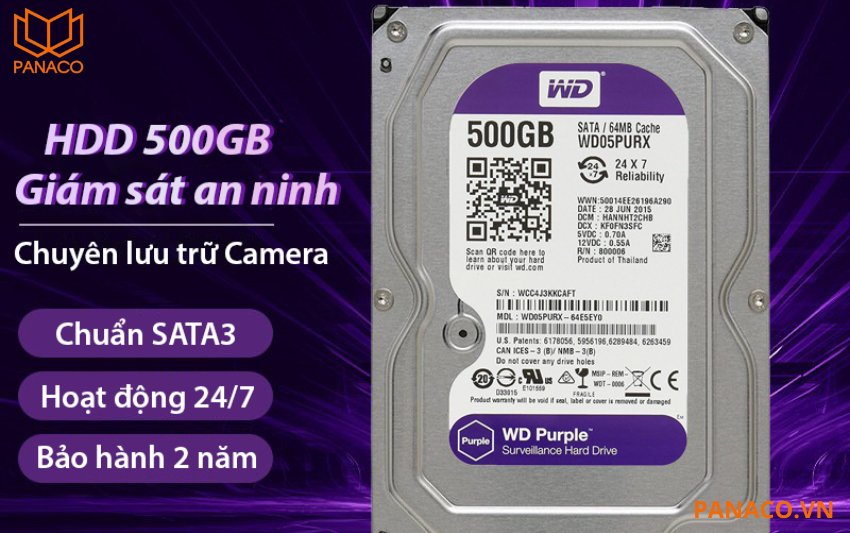 Ổ cứng camera 500GB