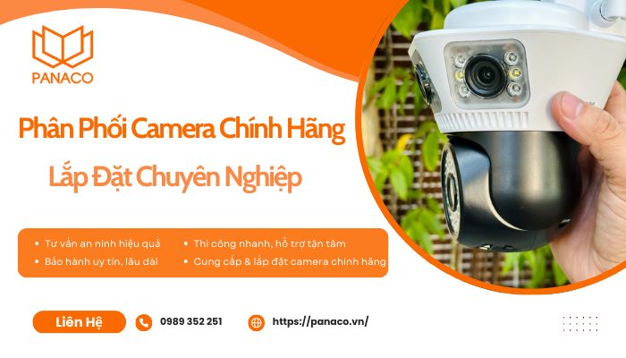 Chọn mua camera Wifi chính hãng với giá cực tốt tại PANACO