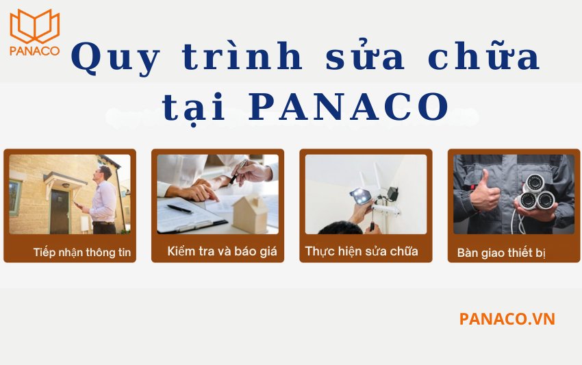 Quy trình sửa chữa thiết bị tại Panaco