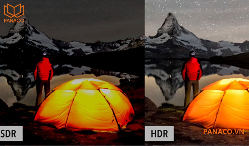 So sánh hình ảnh từ công nghệ SDR và HDR