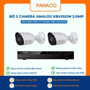 bộ 2 Camera Analog KBVISION 2MP