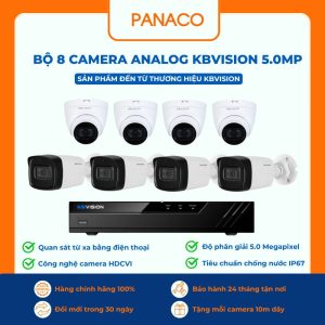 bộ 8 Camera Analog KBVISION 5MP