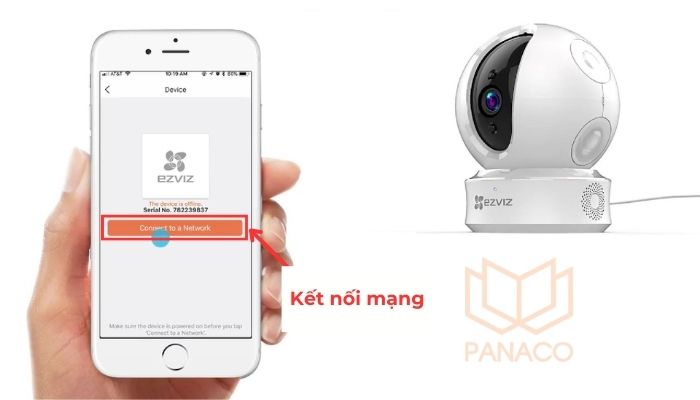 bạn cần bấm vào nút “Connect to Network” để kết nối mạng