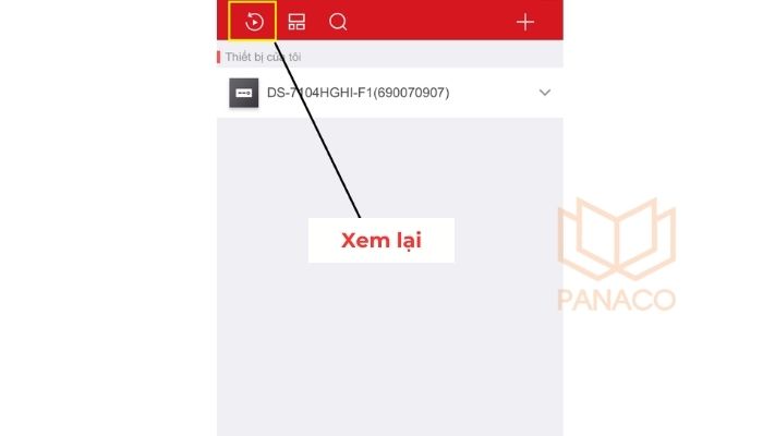 Bấm vào nút có hình mũi tên quay ngược kèm biểu tượng Play nằm trên cùng bên trái giao diện.