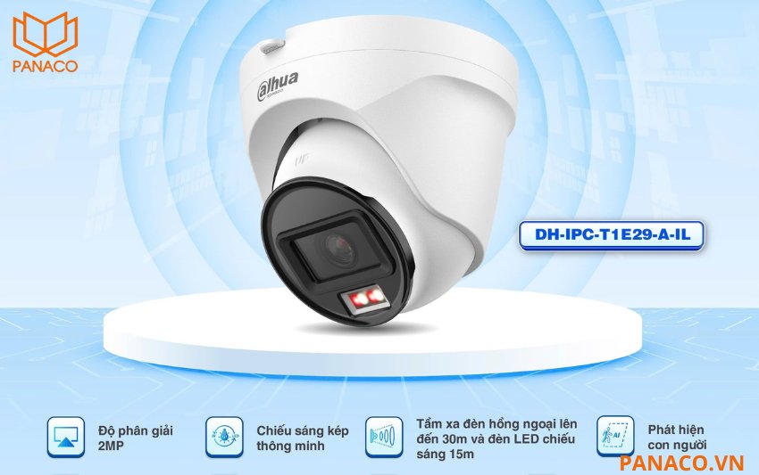 Camera IP Dahua DH-IPC-T1E29-A-IL